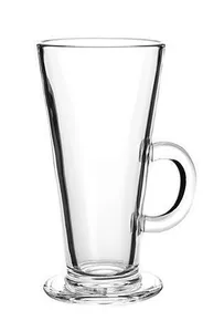 Caffé Latte üveg, fogantyús, 25 cl, 6 db