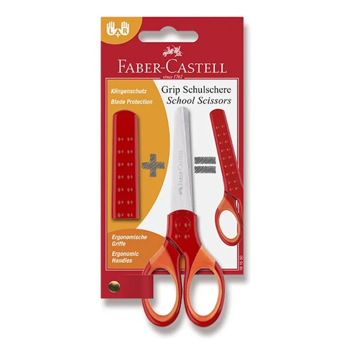 Termék főképe Školní nůžky Faber-Castell červené