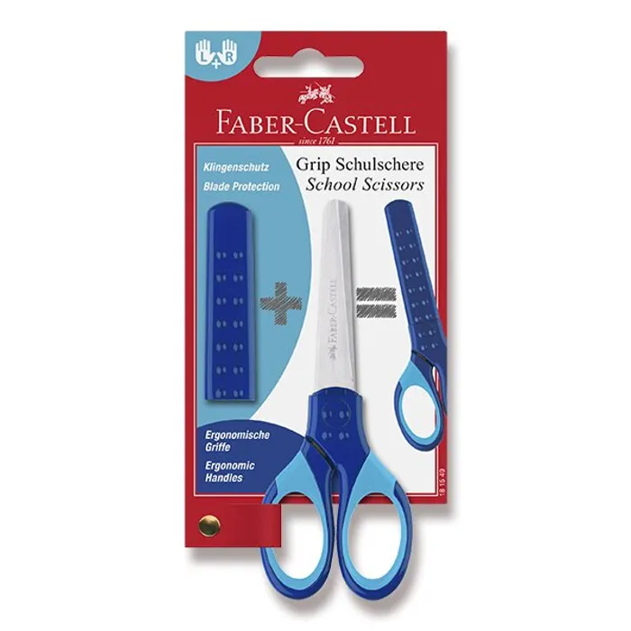 Termék főképe Školní nůžky Faber-Castell modré