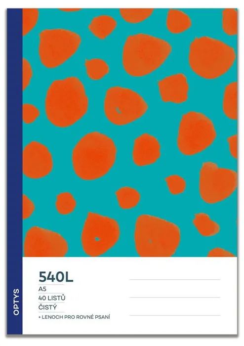 Termék főképe Školní sešit 540, čistý, s integrovaným lenochem, jahůdky