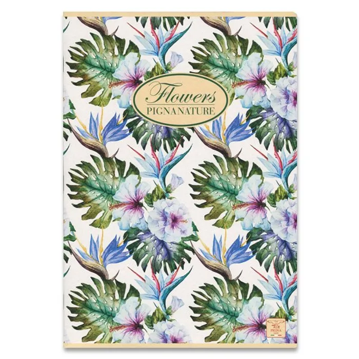 Termék főképe Školní sešit Pigna Nature Flowers A4, čtverečkovaný, 40 listů, mix motivů