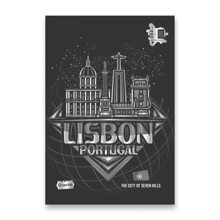 Termék főképe Školní sešit Premium Metallic Cities A4, linkovaný, 40 listů, mix motivů
