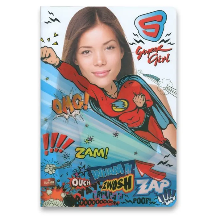Termék főképe Školní sešit Superhero A4, linkovaný, 40 listů, mix motivů