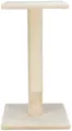 BEANA karcolóoszlop pihenővel, 9 cm / 69 cm, szizál/plüss, bézs