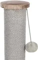 Következő termékkép Škrabací sloupek LIVIA s plyšovou kuličkou, 64 cm, sisal/plyš, béžovošedá