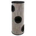 Következő termékkép Kaparó henger macskáknak TOWER AMADO, 100cm, szürke kiemelés/fekete