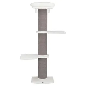 ACADIA karcoló oszlop, 3 oszlop, falra szerelhető, 160 cm, szürke