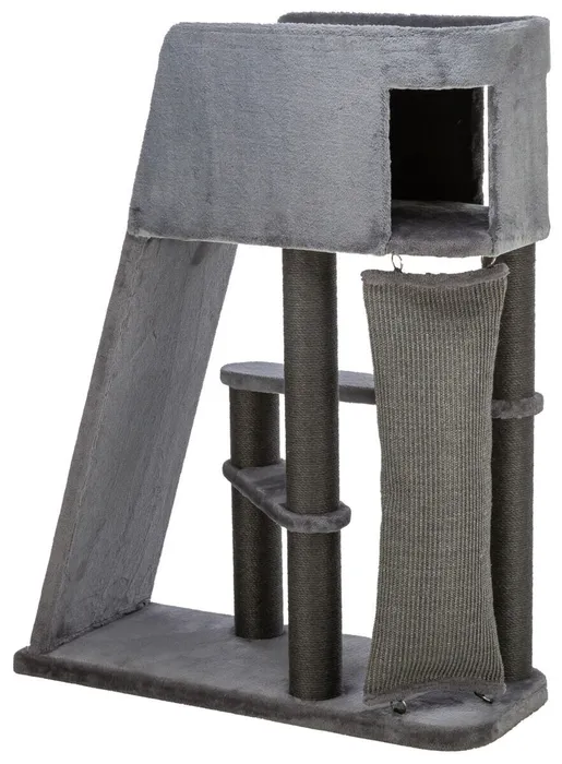 Termék főképe Škrabadlo ACTIVE, 96 x 38 / 122 cm, s lezeckou rampou, šedá