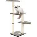 ALTEA karcolóoszlop, 3 platform, 117 cm/o 9 cm, platinaszürke