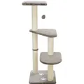 ALTEA karcolóoszlop, 3 platform, 117 cm/o 9 cm, platinaszürke