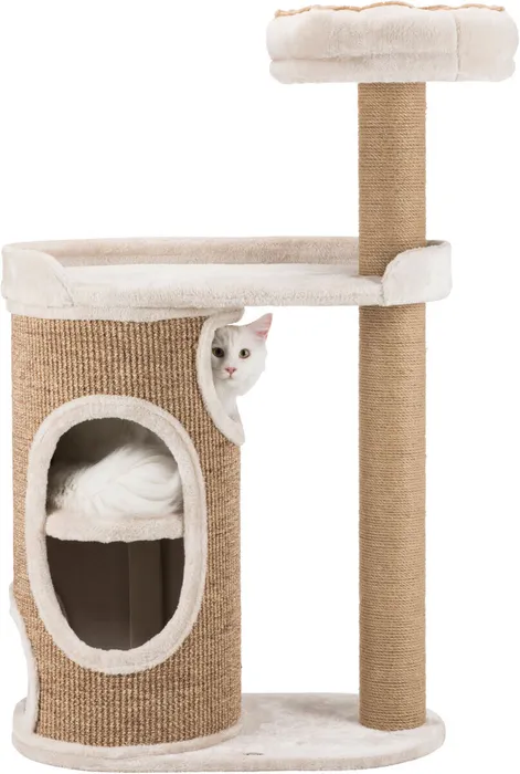 Termék főképe Škrabadlo FALCO s válcem a odpočívadlem 117 cm sv.šedé/hnědé
