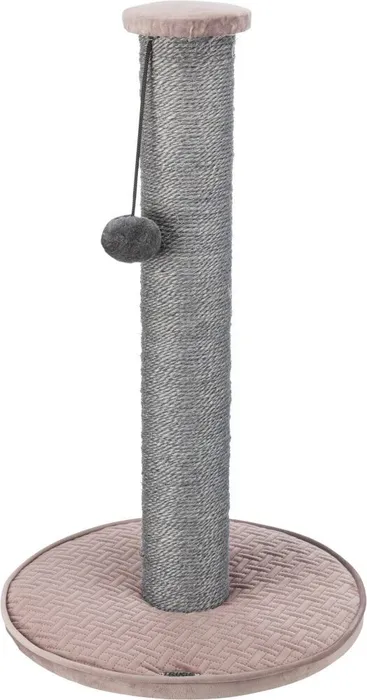 Termék főképe Škrabadlo LIVIA s bambulkou, sloupek 64 cm, starorůžová, sisal/plyš