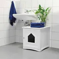 Macska WC szekrény 49 x 51 x 51 cm fehér (pl. 4018)