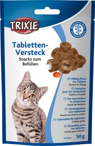 Tablettatartó, csemege macskáknak gyógyszeres töltéshez, 100 g
