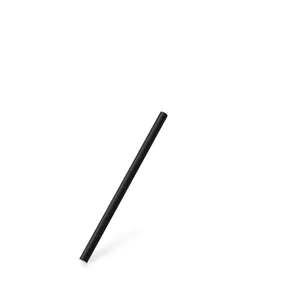 Szívószál (PAP) fekete `JUMBO` átmérő 8mm x 15cm [100 db]