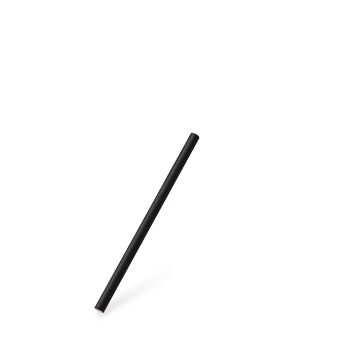 Termék főképe Slámka papírová černá `JUMBO` průměr 8mm x 15cm [100 ks]
