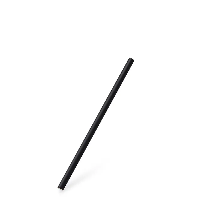Termék főképe Slámka papírová černá `JUMBO` průměr 8mm x 20cm [100 ks]