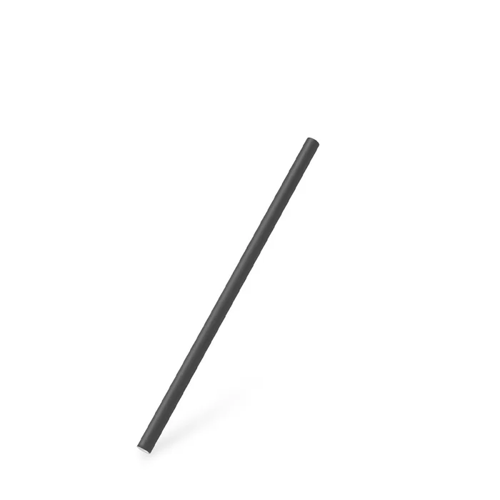 Termék főképe Slámka papírová černá `JUMBO` průměr 8mm x 20cm [100 ks]