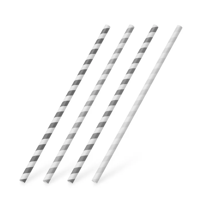 Termék főképe Slámka papírová rovná, barevný mix spirála 20 cm, průměr 6 mm [25 ks]