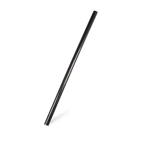JUMBO műanyag szívószálak fekete 20 cm, átmérő 8 mm [500 db] (újrafelhasználható)