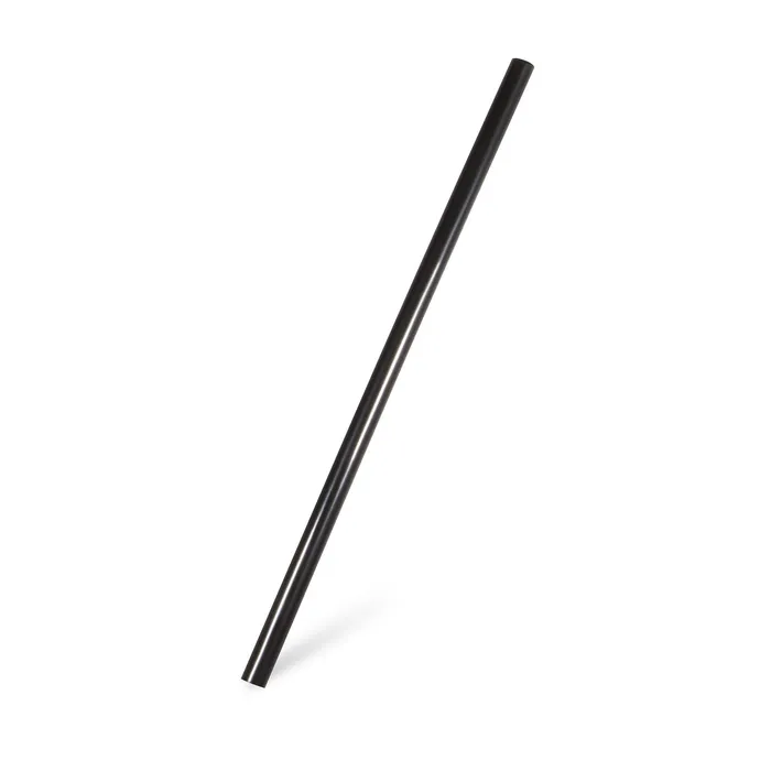 Termék főképe Slámky JUMBO plastové černé 20 cm, průměr 8 mm [500 ks] (znovu použitelná)