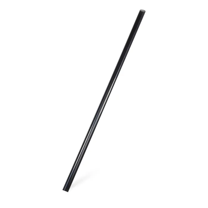Termék főképe Slámky JUMBO plastové černé 25 cm, průměr 8 mm [500 ks] (znovu použitelná)