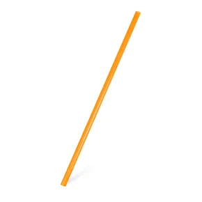 JUMBO műanyag szívószálak narancssárga 25 cm, átmérő 8 mm [150 db] (újrafelhasználható)