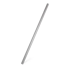 JUMBO műanyag szívószálak ezüst színűek 25 cm, átmérő 8 mm [150 db] (újrafelhasználható)
