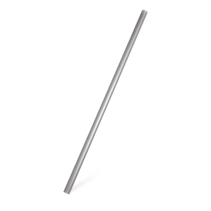 Termék főképe Slámky JUMBO plastové stříbrné 25 cm, průměr 8 mm [150 ks] (znovu použitelná)