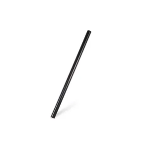 JUMBO műanyag szívószálak fekete 15 cm, átmérő 8 mm [250 db] (újrafelhasználható)