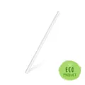 Szívószál (PAP) fehér `JUMBO` átmérő 8mm x 20cm [100 db]