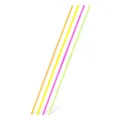 Műanyag szívószálak egyenes XXL neon 100 cm, átmérő 6,5 mm [100 db] (újrafelhasználható)