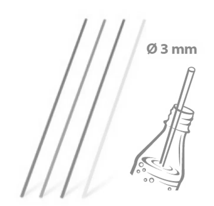 Termék főképe Slámky rovné barevné mix 27 cm, průměr 3 mm [100 ks]