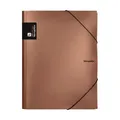 PP stílusú gumival A4 Metál réz