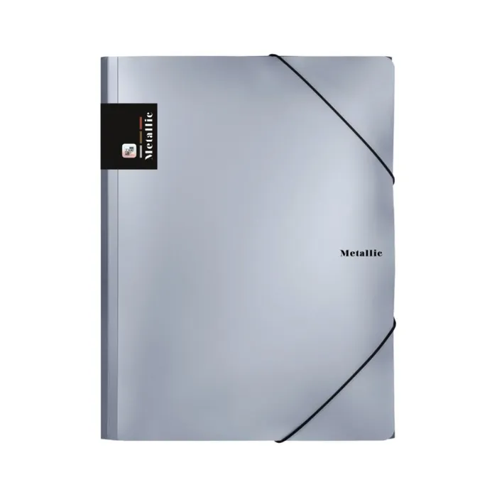 Termék főképe Sloha PP s gumou A4 Metallic stříbrná