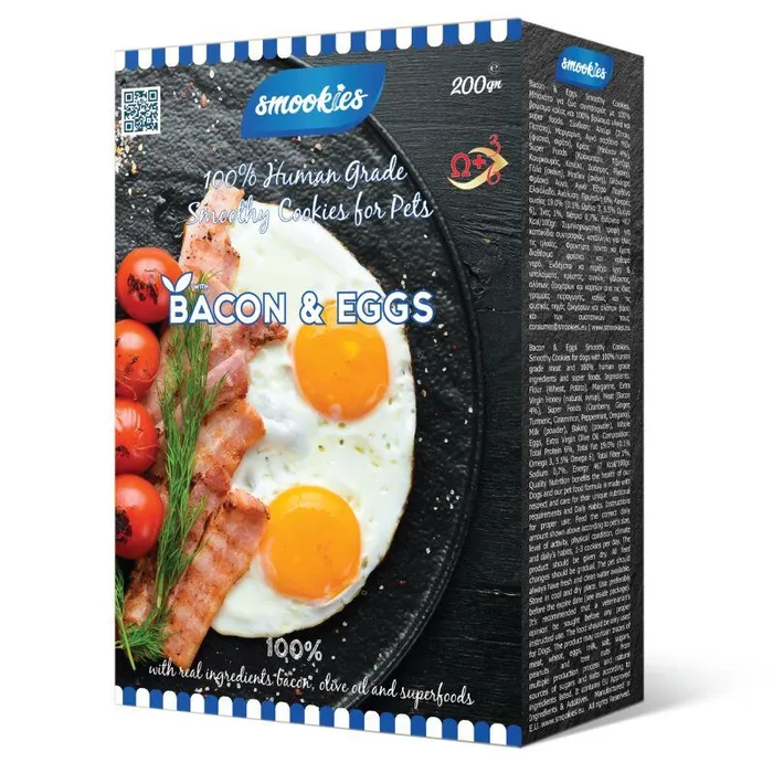 Termék főképe SMOOKIES Premium BACON - slaninové sušenky 100% human grade, 200g