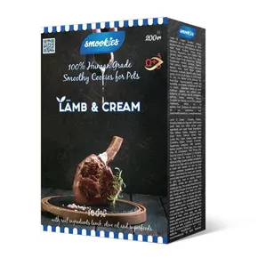 SMOOKIES Premium LAMB - báránykeksz 100% humán minőségű, 200g
