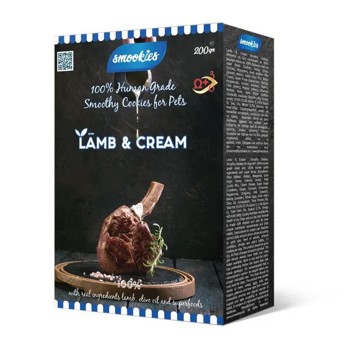Termék főképe SMOOKIES Premium LAMB - jehněčí sušenky 100% human grade, 200g