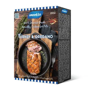 SMOOKIES Premium TURKEY - pulyka keksz 100% humán minőségű, 200g