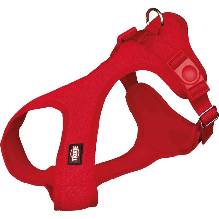 Termék főképe Soft postroj, jemný, vypolstrovaný, červený XS-S:hruď:30-45cm/15mm