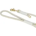 Következő termékkép Puha kötél körszövött póráz, S-XL: 1,00 m/ 10 mm, szürke/világosszürke