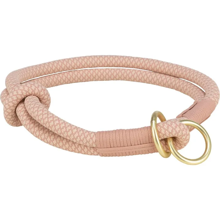 Termék főképe Soft Rope kulatý polostahovací obojek, růžová/světlerůžová L: 50 cm/ 10 mm