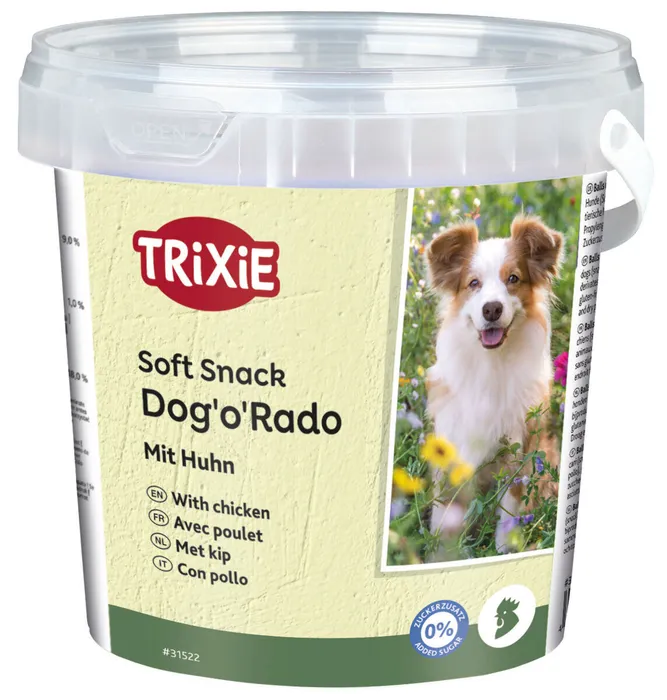Termék főképe Soft Snack Dog´o´Rado - kuřecí kousky, kyblík 500 g