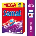 Somat All In 1 8 Actions mosogatógép tabletta citromsav erősségű 80 db