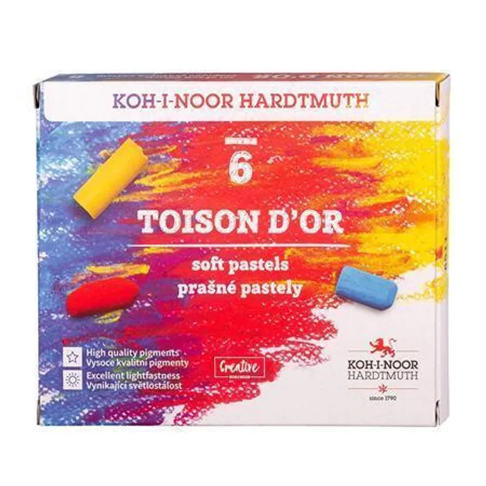 Termék főképe Souprava pastelů prašných TOISON D'OR 8511 6ks KOH-I-NOOR