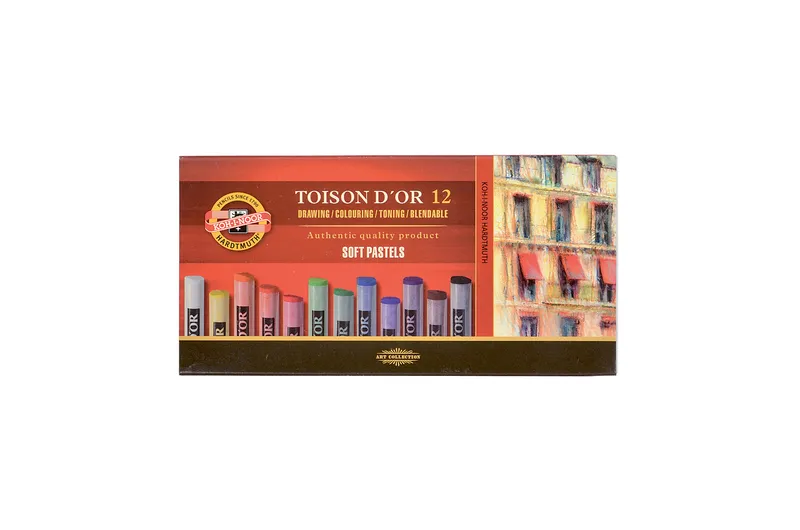 Termék főképe Souprava pastelů prašných TOISON D'OR 8512 12ks KOH-I-NOOR