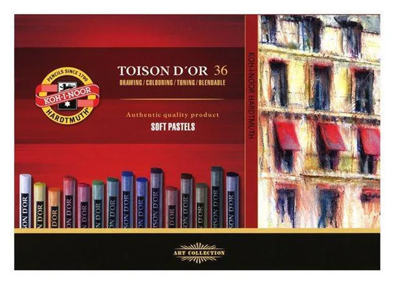Termék főképe Souprava pastelů prašných uměleckých TOISON D'OR 8515 36ks KOH-I-NOOR