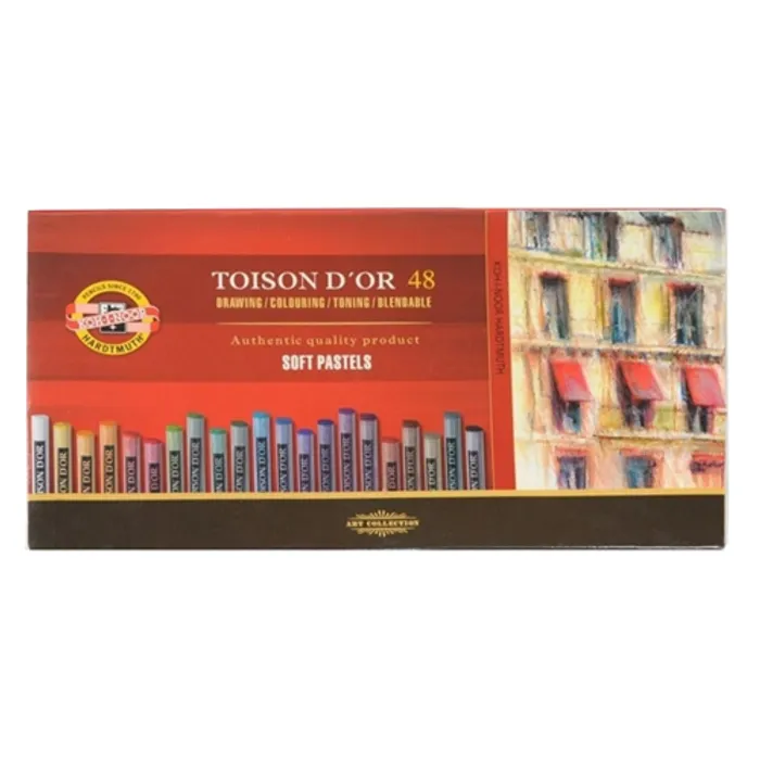 Termék főképe Souprava pastelů prašných uměleckých TOISON D'OR 8516 48ks KOH-I-NOOR