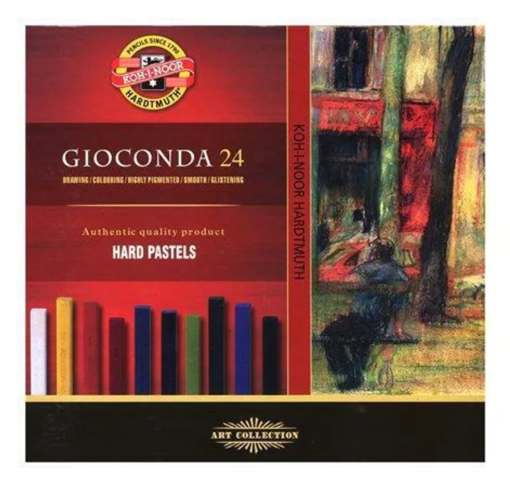 Termék főképe Souprava pastelů tvrdých uměleckých GIOCONDA 8114 24ks KOH-I-NOOR