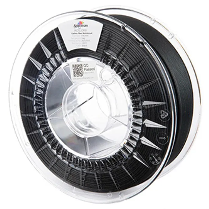 Termék főképe Spectrum 3D filament, PCTG CF10, 1,75mm, 1000g, 80717, black